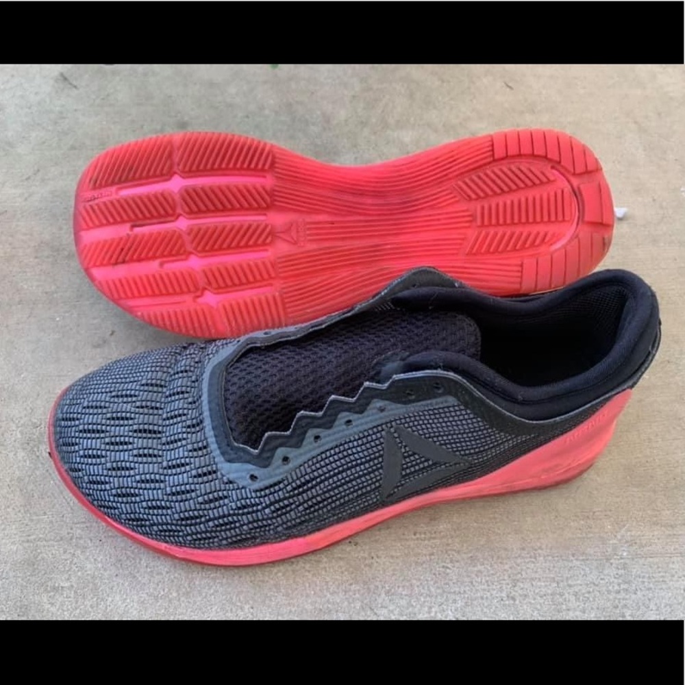 Reebok nano 8 black and pink.